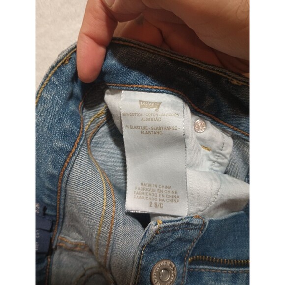 Levi's Women's Denim Jeans 28x30 Bold Curve Skinny Low Rise 2/26 Blue - Picture 14 of 16